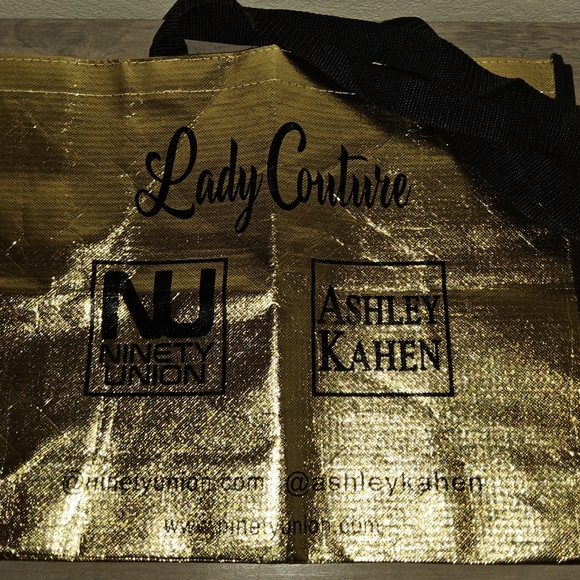 Metallic Gold Tote Bag - Picture 2 of 3